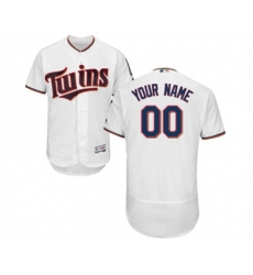 Minnesota Twins Customized White Home Flex Base Authentic Collection Baseball Jersey