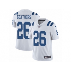 Indianapolis Colts #26 Clayton Geathers Vapor Untouchable Limited White NFL Jersey