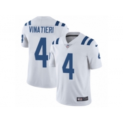 Indianapolis Colts #4 Adam Vinatieri Vapor Untouchable Limited White NFL Jersey