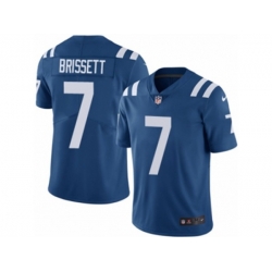 Indianapolis Colts #7 Jacoby Brissett Royal Blue Team Color Vapor Untouchable Limited Player NFL Jersey