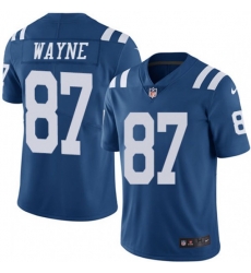 Indianapolis Colts #87 Reggie Wayne Limited Royal Blue Rush Vapor Untouchable NFL Jersey