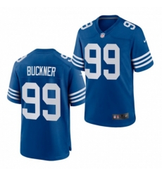 Indianapolis Colts #99 DeForest Buckner Nike Royal Alternate Retro Vapor Limited Jersey