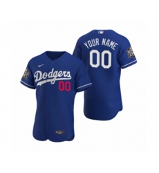 Los Angeles Dodgers Custom Nike Royal 2020 World Series Authentic Jersey