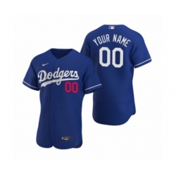Los Angeles Dodgers Custom Nike Royal Authentic 2020 Alternate Jersey