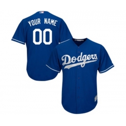 Los Angeles Dodgers Customized Authentic Royal Blue Alternate Cool Base Baseball Jersey