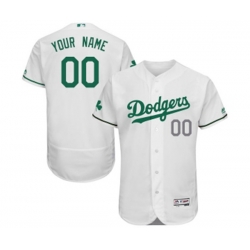 Los Angeles Dodgers Customized White Celtic Flexbase Authentic Collection Baseball Jersey