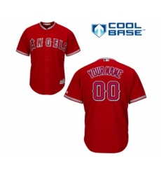 Los Angeles Angels of Anaheim Customized Replica Red Alternate Cool Base Baseball Jersey