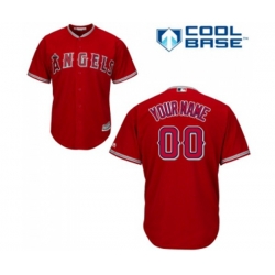 Los Angeles Angels of Anaheim Customized Replica Red Alternate Cool Base Baseball Jersey Los Angeles Angels of Anaheim Customized Replica Red Alternate Cool Base Baseball Jersey