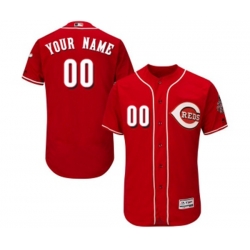 Cincinnati Reds Customized Red Alternate Flex Base Authentic Collection Baseball Jersey