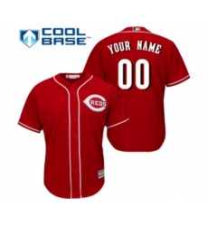 Cincinnati Reds Customized Replica Red Alternate Cool Base Baseball Jersey
