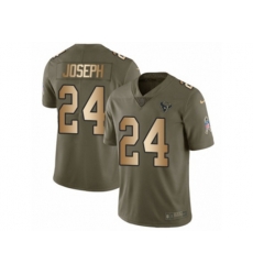 Houston Texans #24 Johnathan Joseph Limited Olive Gold 2017 Salute to Service NFL Jersey Houston Texans #24 Johnathan Joseph Limited Olive Gold 2017 Salute to Service NFL Jersey