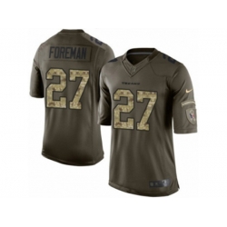 Houston Texans #27 DOnta Foreman Limited Green Salute to Service NFL Jersey Houston Texans #27 DOnta Foreman Limited Green Salute to Service NFL Jersey