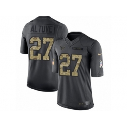 Houston Texans #27 Jose Altuve Limited Black 2016 Salute to Service NFL Jersey Houston Texans #27 Jose Altuve Limited Black 2016 Salute to Service NFL Jersey