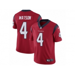 Houston Texans #4 Deshaun Watson Vapor Untouchable Limited Red Alternate NFL Jersey Houston Texans #4 Deshaun Watson Vapor Untouchable Limited Red Alternate NFL Jersey