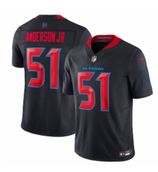 Houston Texans #51 Will Anderson Jr. Nike Navy 2nd Alternate Vapor F.U.S.E. Limited Jersey