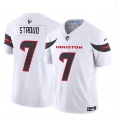 Houston Texans #7 C J Stroud White 2024 Vapor F U S E Limited Stitched Jersey Houston Texans #7 C J Stroud White 2024 Vapor F U S E Limited Stitched Jersey