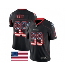 Houston Texans #99 J.J. Watt Limited Black Rush USA Flag Football Jersey Houston Texans #99 J.J. Watt Limited Black Rush USA Flag Football Jersey