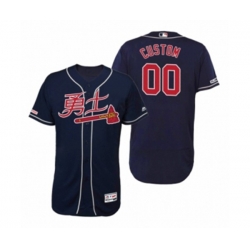 2019 Asian Heritage Month Custom Navy Chinese Flex Base Jersey