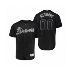 Atlanta Braves Custom Black 2019 Players Weekend Nickname Authentic Jersey