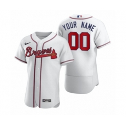 Atlanta Braves Custom Nike White 2020 Authentic Jersey
