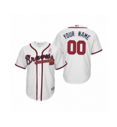 Atlanta Braves Custom White 2019 Mothers Day Cool Base Jersey