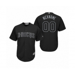Arizona Diamondbacks Custom Black 2019 Players Weekend Nickname Replica Jersey