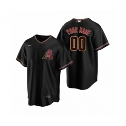 Arizona Diamondbacks Custom Nike Black Replica Alternate Jersey