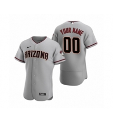 Arizona Diamondbacks Custom Nike Gray Authentic 2020 Road Jersey