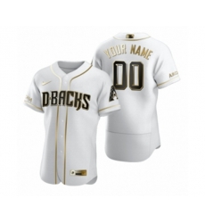 Arizona Diamondbacks Custom Nike White Authentic Golden Edition Jersey