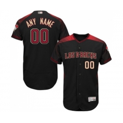 Arizona Diamondbacks Customized Black Alternate Authentic Collection Flex Base Baseball Jersey