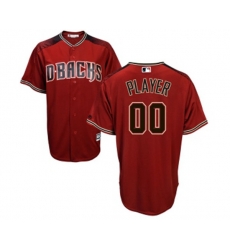 Arizona Diamondbacks Customized Replica Red Alternate Cool Base Baseball Jersey