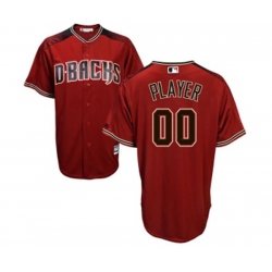 Arizona Diamondbacks Customized Replica Red Alternate Cool Base Baseball Jersey
