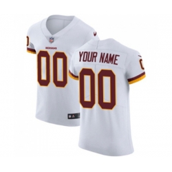 Washington Redskins Customized Elite White Football Jersey