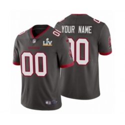 Tampa Bay Buccaneers #00 Custom Pewter 2021 Super Bowl LV Jersey