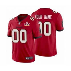 Tampa Bay Buccaneers Custom Red Limited Jersey 2021 Super Bowl LV