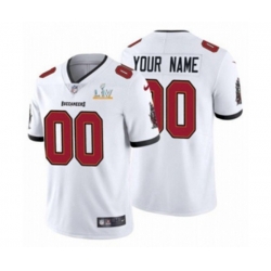 Tampa Bay Buccaneers Custom White Limited Jersey 2021 Super Bowl LV