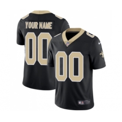 New Orleans Saints Customized Black Team Color Vapor Untouchable Limited Player Football Jersey