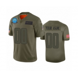 Los Angeles Chargers Customized Camo 2019 Salute to Service Limited Jersey