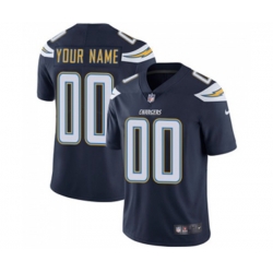 Los Angeles Chargers Customized Navy Blue Team Color Vapor Untouchable Limited Player Football Jersey