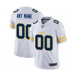 Los Angeles Chargers Customized White Team Logo Cool Edition Jersey