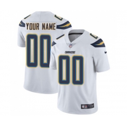Los Angeles Chargers Customized White Vapor Untouchable Limited Player Football Jersey