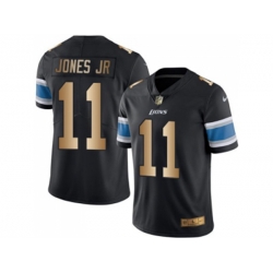 Detroit Lions #11 Marvin Jones Jr Black Stitched NFL Limited Gold Rush Jersey Detroit Lions #11 Marvin Jones Jr Black Stitched NFL Limited Gold Rush Jersey