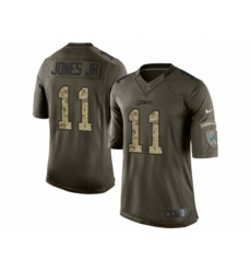 Detroit Lions #11 Marvin Jones Jr Limited Green Salute to Service NFL Jersey