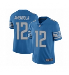 Detroit Lions #12 Danny Amendola Blue Team Color Vapor Untouchable Limited Player Football Jersey
