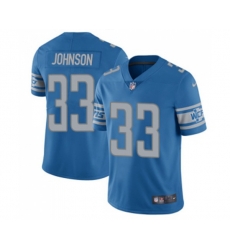 Detroit Lions #33 Kerryon Johnson Blue Team Color Vapor Untouchable Limited Player Football Jersey