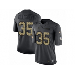 Detroit Lions #35 Miles Killebrew Limited Black 2016 Salute to Service NFL Jersey Detroit Lions #35 Miles Killebrew Limited Black 2016 Salute to Service NFL Jersey