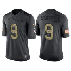 Detroit Lions #9 Matthew Stafford Stitched Black NFL Salute to Service Limited Jerseys Detroit Lions #9 Matthew Stafford Stitched Black NFL Salute to Service Limited Jerseys