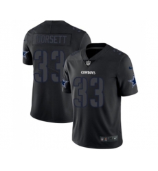 Dallas Cowboys #33 Tony Dorsett Limited Black Rush Impact Football Jersey