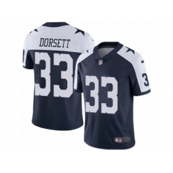 Dallas Cowboys #33 Tony Dorsett Vapor Untouchable Limited Navy Blue Throwback Alternate NFL Jersey