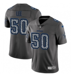 Dallas Cowboys #50 Sean Lee Gray Static Vapor Untouchable Limited NFL Jersey
